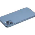 Back Housing W/ Small Parts For iPhone 12 Pro (EU / Global Version) (Aftermarket Plus) (Pacific Blue)