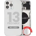 Back Housing W/ Small Parts For iPhone 13 Pro Max (EU / Global Version) (Aftermarket Plus) (Silver)