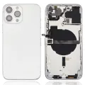 Back Housing W/ Small Parts For iPhone 13 Pro Max (EU / Global Version) (Aftermarket Plus) (Silver)