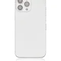Back Housing W/ Small Parts For iPhone 13 Pro Max (EU / Global Version) (Aftermarket Plus) (Silver)
