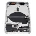 Back Housing W/ Small Parts For iPhone 13 Pro Max (EU / Global Version) (Aftermarket Plus) (Silver)