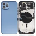 Back Housing W/ Small Parts For iPhone 12 Pro Max (EU / Global Version) (Aftermarket Plus) (Pacific Blue)