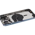 Back Housing W/ Small Parts For iPhone 12 Pro Max (EU / Global Version) (Aftermarket Plus) (Pacific Blue)