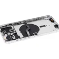 Back Housing W/ Small Parts For iPhone 12 Pro Max (EU / Global Version) (Aftermarket Plus) (Silver)