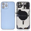 Back Housing W/ Small Parts For iPhone 13 Pro Max (EU / Global Version) (Aftermarket Plus) (Sierra Blue)