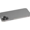 Back Housing W/ Small Parts For iPhone 12 Pro Max (EU / Global Version) (Aftermarket Plus) (Graphite)