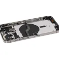 Back Housing W/ Small Parts For iPhone 12 Pro Max (EU / Global Version) (Aftermarket Plus) (Graphite)