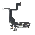 Charging Port Flex Cable For iPhone 13 Pro (Premium) (Silver)
