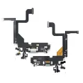 Charging Port Flex Cable For iPhone 13 Pro (Premium) (Silver)