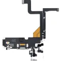 Charging Port Flex Cable For iPhone 13 Pro (Premium) (Silver)