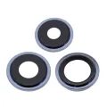 Back Camera Lens With Bracket & Bezel For iPhone 13 Pro / 13 Pro Max (Aftermarket Plus) (Sierra Blue)