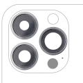 Back Camera Lens With Bracket & Bezel For iPhone 13 Pro / 13 Pro Max (Aftermarket Plus) (Graphite)