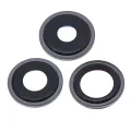 Back Camera Lens With Bracket & Bezel For iPhone 13 Pro / 13 Pro Max (Aftermarket Plus) (Graphite)