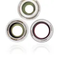 Back Camera Lens With Bracket & Bezel For iPhone 13 Pro / 13 Pro Max (Aftermarket Plus) (Silver)