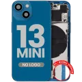 Back Housing W/ Small Parts For iPhone 13 Mini (EU / Global Version) (Aftermarket Plus) (Blue)