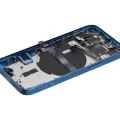 Back Housing W/ Small Parts For iPhone 13 Mini (EU / Global Version) (Aftermarket Plus) (Blue)