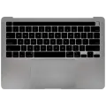 Top Case with Battery and Keyboard (ANSI US) For MacBook Pro 13" A2338 (2020) (Used OEM Pull: Grade A) (M1) (Space Gray)