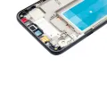LCD Assembly With Frame For LG Q60 (Single Card Version) / K50 (2019 / X520) (Refurbished) (Aurora Black)