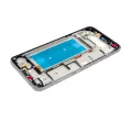 LCD Assembly With Frame For LG Q60 (Single Card Version) / K50 (2019 / X520) (Refurbished) (Silver)