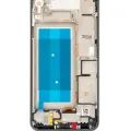 LCD Assembly With Frame For LG Q60 (Single Card Version) / K50 (2019 / X520) (Refurbished) (Silver)