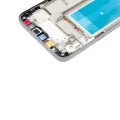 LCD Assembly With Frame For LG Q60 (Single Card Version) / K50 (2019 / X520) (Refurbished) (Silver)