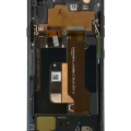 OLED Assembly With Frame For LG Velvet 5G (Non-Verizon 5G UW Frame) (Refurbished) (Black)