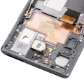 OLED Assembly With Frame For LG Velvet 5G (Non-Verizon 5G UW Frame) (Refurbished) (Black)