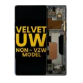 OLED Assembly With Frame For LG Velvet 5G (Non-Verizon 5G UW Frame) (Refurbished) (Gray)