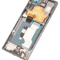 OLED Assembly With Frame For LG Velvet 5G (Verizon 5G UW Frame Only) (Refurbished) (Gray)
