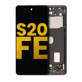 OLED Assembly With Frame For Samsung Galaxy S20 FE 4G / 5G (Refurbished) (Cloud Navy)