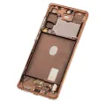 OLED Assembly With Frame For Samsung Galaxy S20 FE 4G / 5G (Refurbished) (Cloud Orange)