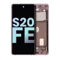 OLED Assembly With Frame For Samsung Galaxy S20 FE 4G / 5G (Service Pack) (Cloud Lavender)