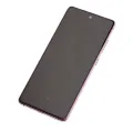 OLED Assembly With Frame For Samsung Galaxy S20 FE 4G / 5G (Service Pack) (Cloud Lavender)