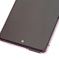 OLED Assembly With Frame For Samsung Galaxy S20 FE 4G / 5G (Service Pack) (Cloud Lavender)