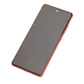 OLED Assembly With Frame For Samsung Galaxy S20 FE 4G / 5G (Service Pack) (Cloud Red)