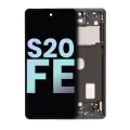 OLED Assembly With Frame For Samsung Galaxy S20 FE 4G / 5G (Service Pack) (Cloud Navy)