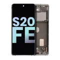 OLED Assembly With Frame For Samsung Galaxy S20 FE 4G / 5G (Service Pack) (Cloud White)