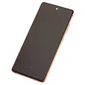 OLED Assembly With Frame For Samsung Galaxy S20 FE 4G / 5G (Service Pack) (Cloud Orange)