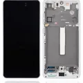OLED Assembly With Frame For Samsung Galaxy S21 FE 5G (US & International Version) (Service Pack) (White)