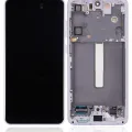 OLED Assembly With Frame For Samsung Galaxy S21 FE 5G (US & International Version) (Service Pack) (Lavender)