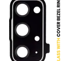 Back Camera Lens With Cover Bezel Ring For Samsung Galaxy S20 FE 4G / 5G (Cosmic Black)