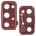 Back Camera Lens With Cover Bezel Ring For Samsung Galaxy S20 FE 4G / 5G (Cloud Red)
