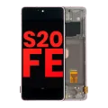 OLED Assembly With Frame For Samsung Galaxy S20 FE 4G / 5G (Aftermarket Plus) (Cloud Lavender)
