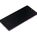 OLED Assembly With Frame For Samsung Galaxy S20 FE 4G / 5G (Aftermarket Plus) (Cloud Lavender)