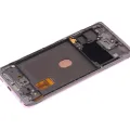 OLED Assembly With Frame For Samsung Galaxy S20 FE 4G / 5G (Aftermarket Plus) (Cloud Lavender)