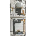 Inner OLED Assembly With Frame For Samsung Galaxy Z Flip 4 5G (US & International) (Service Pack) (White)