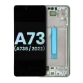 OLED Assembly With Frame For Samsung Galaxy A73 5G (A736 / 2022) (Service Pack) (Mint)