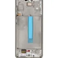 OLED Assembly With Frame For Samsung Galaxy A73 5G (A736 / 2022) (Service Pack) (Gray)