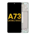 OLED Assembly With Frame For Samsung Galaxy A73 5G (A736 / 2022) (Refurbished) (Mint)