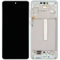 OLED Assembly With Frame For Samsung Galaxy A73 5G (A736 / 2022) (Refurbished) (Mint)